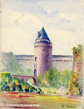 aquarelle du château